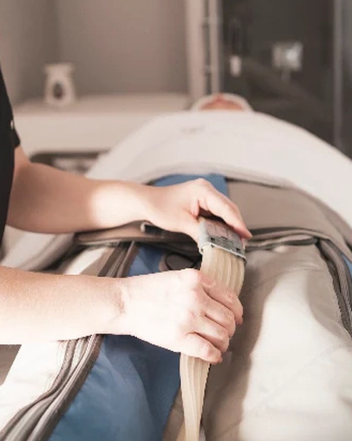 Preparazione di una seduta di pressomassaggio